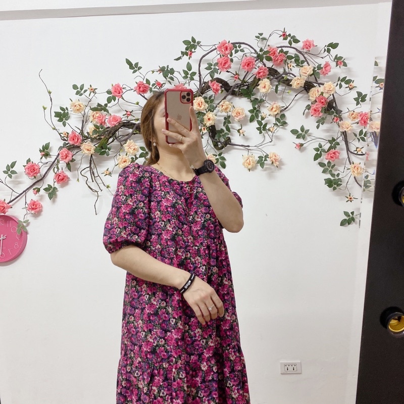Đầm bầu váy bầu hoa nhí thời trang MSP307 Mom and Baby