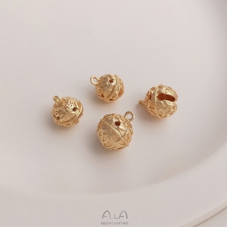 Chuông Đồng 14K Nhiều Màu Sắc Chuyên Dụng Cho Làm Đồ Trang Sức Thủ Công