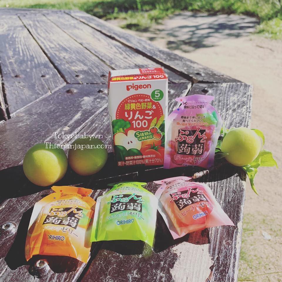 THẠCH ORIHIRO 5 VỊ ( VỊ LÊ, VỊ NHO TÍM, VỊ ĐÀO , VỊ NHO XANH, VỊ ĐÀO ) | BigBuy360 - bigbuy360.vn