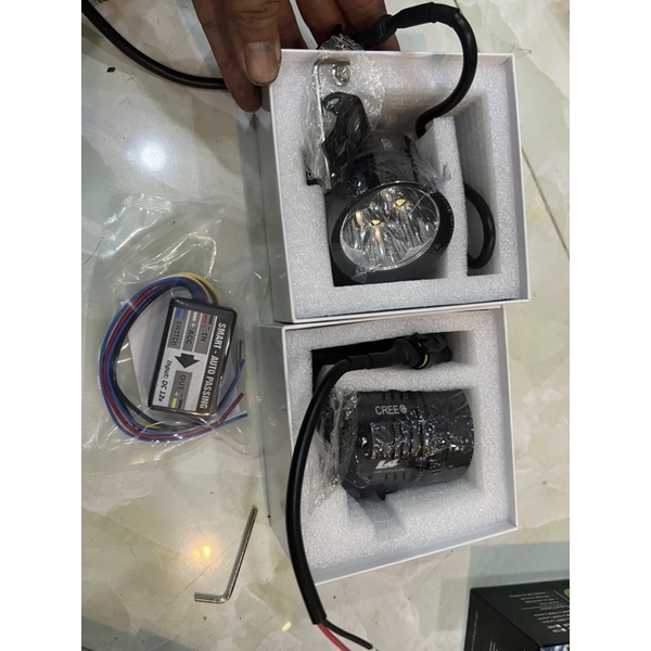 Bộ mạch tích công tắc rờ le cho đèn bi cầu mini và l4x cho xe r15 mt15 xsr155 cbr gsx và m