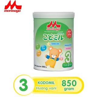 Sữa bột Morinaga số 3 hương dâu, vani 216g, 850gram