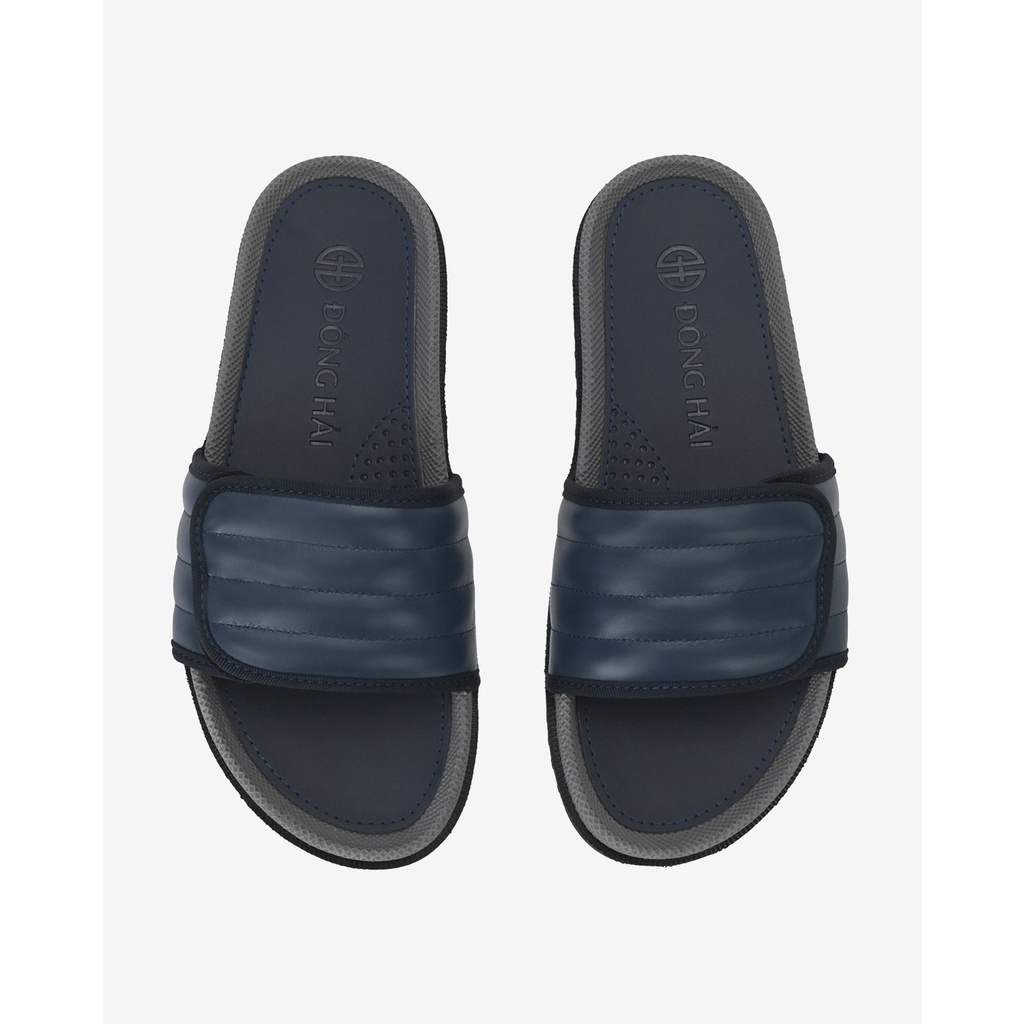 Dép nam Đông Hải quai ngang da bò cao cấp thiết kế  quai dán thời trang đế cao su chắc chắn - D3218