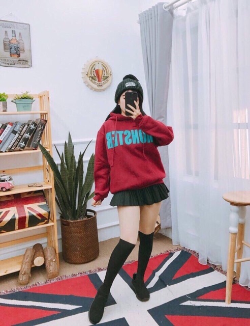 áo khoác nỉ hoodie monster-atshoppee | BigBuy360 - bigbuy360.vn