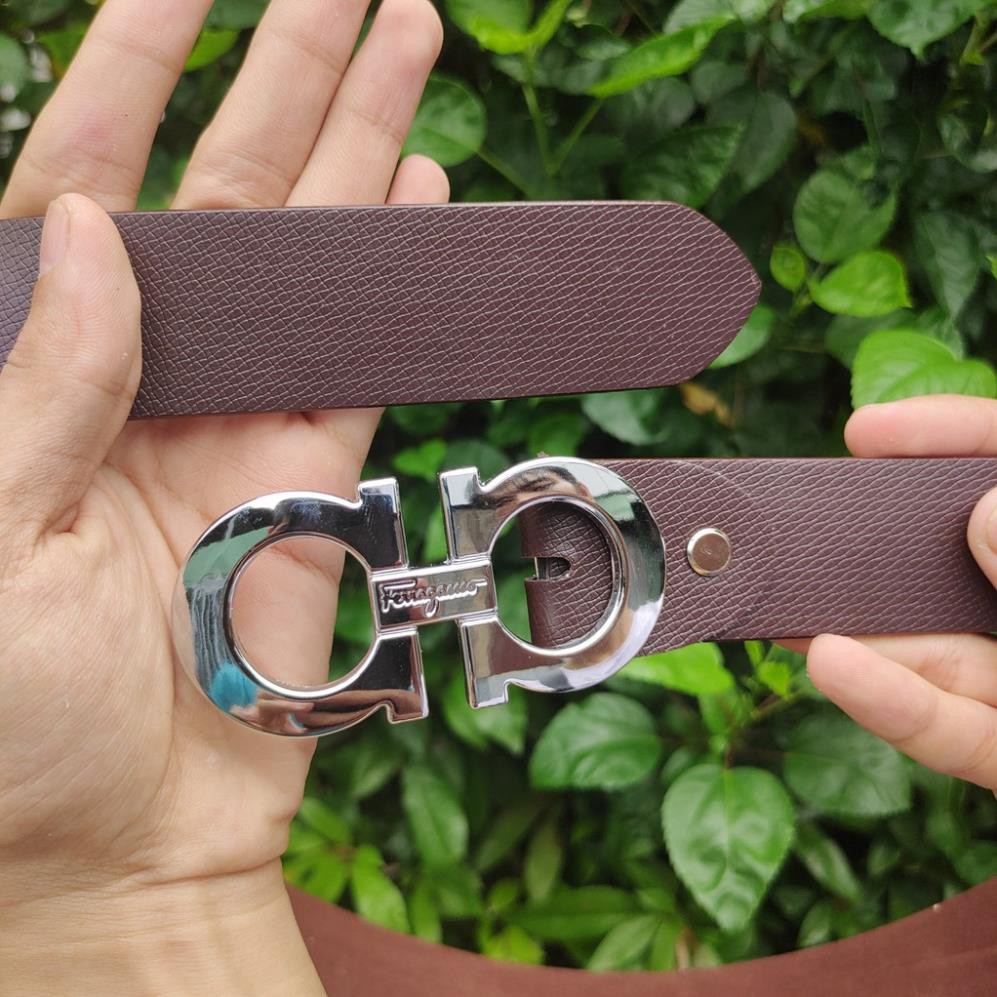 [Khóa Chống Gỉ] Thắt Lưng Nam dây da khóa 2 chữ a - dây nịt nam cao cấp sang trọng - Bảo hành 12 tháng