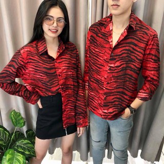 ÁO SƠ MI ĐÔI CHẤT LỤA NAM NỮ - COUPLE CAO CẤP [ VẢI LỤA ĐẸP]