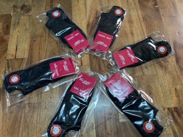 combo 6 đôi tất trơn nữ