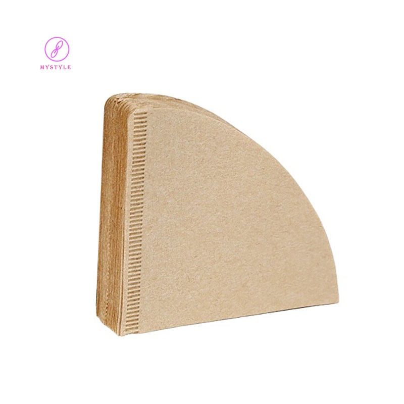 V60 Cup Special 102 Filter Papers Unbleached Original Wooden Drip Paper Cone Shape Coffee Tools