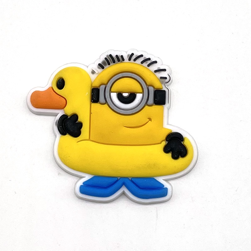 Jibbitz chủ đề hoạt hình minions crocs DIY Shoe Charms pvc accessories Phụ kiện dép Với 1000 Mẫu Lựa Chọn Thích hợp làm quà tặng giày trẻ em