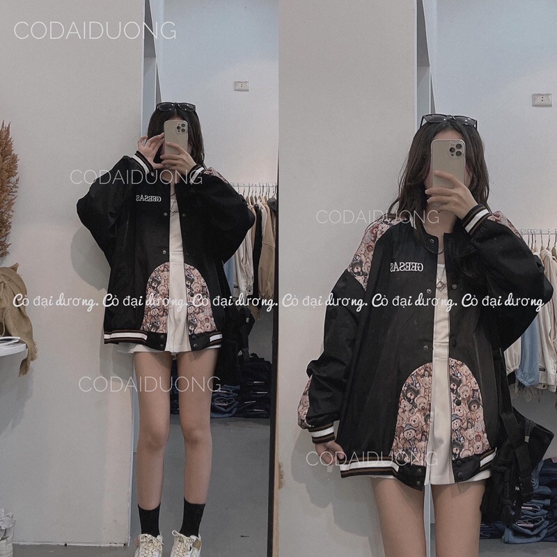 áo bomber gấu SALE