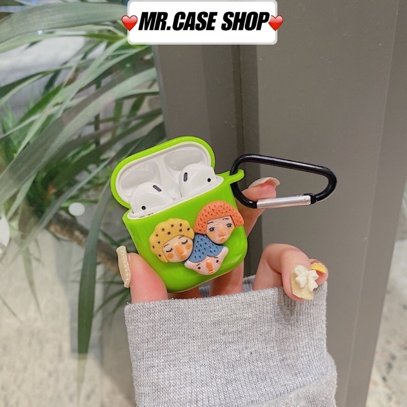[ CÓ AP 3 ] Case Airpods 1/2 /Pro Vỏ Ốp Tai Nghe Hình Nhiều Mẫu Hoạt Hình xinh - Mr.Case AirPods