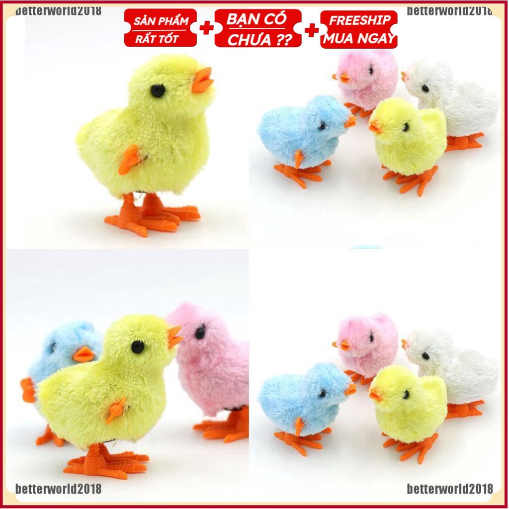 Đồ chơi chạy bằng dây cót hình chú gà con dễ thương cho bé
