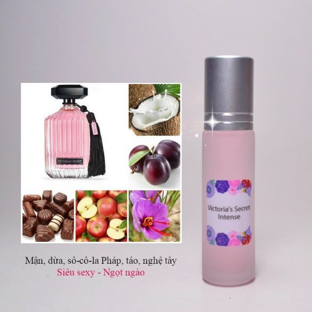 tinh dầu nước hoa pháp victoria secret intense 10 ml organic -cosmetic999