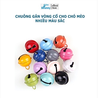 Chuông rời dành cho chó mèo gắn vào vòng cổ nhiều màu sắc