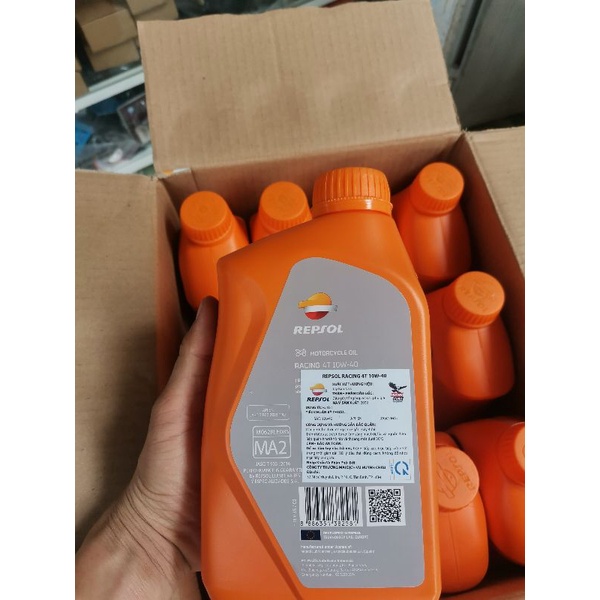 Nhớt Repsol Racing 10w40 mẫu mới
