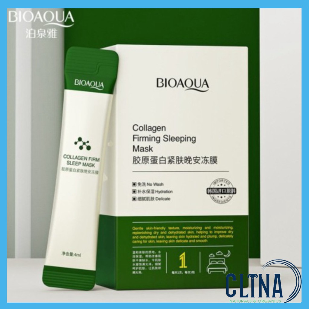 Mặt Nạ Ngủ Collagen Bioaqua Firming Sleeping Mask Dang Thạch ( 01 gói)