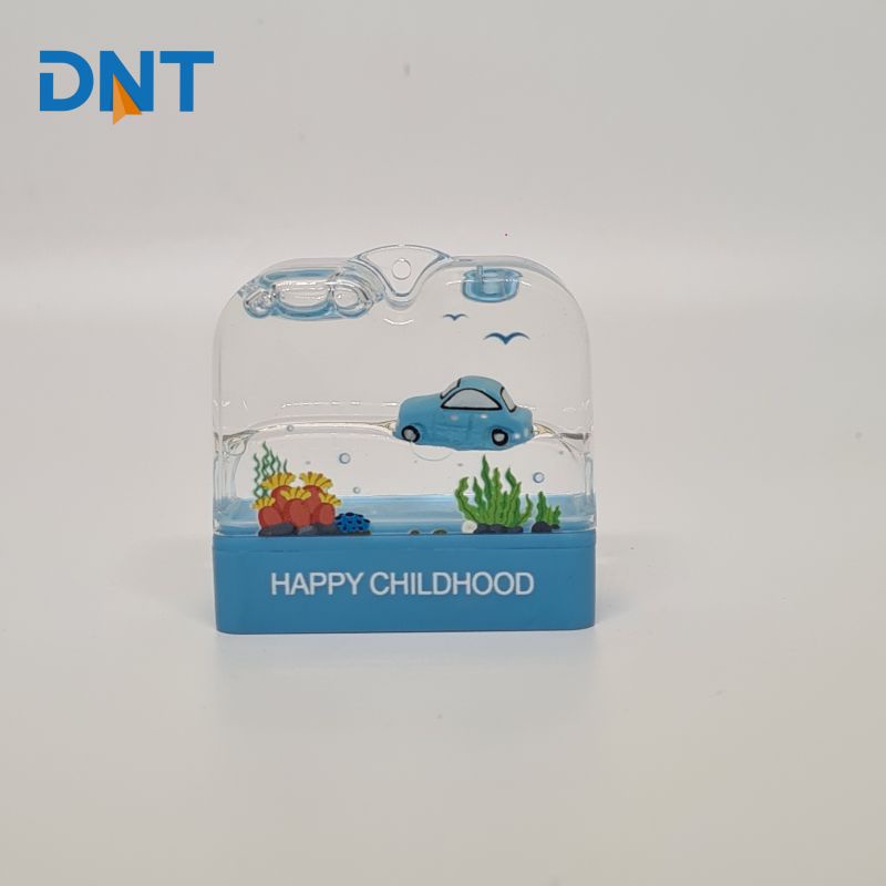Con dấu HAPPY CHILDHOOD - Dấu tên cá nhân phong cách cute, siêu dễ thương. Kích thước 38x14mm. Chỉ đóng được lên giấy.