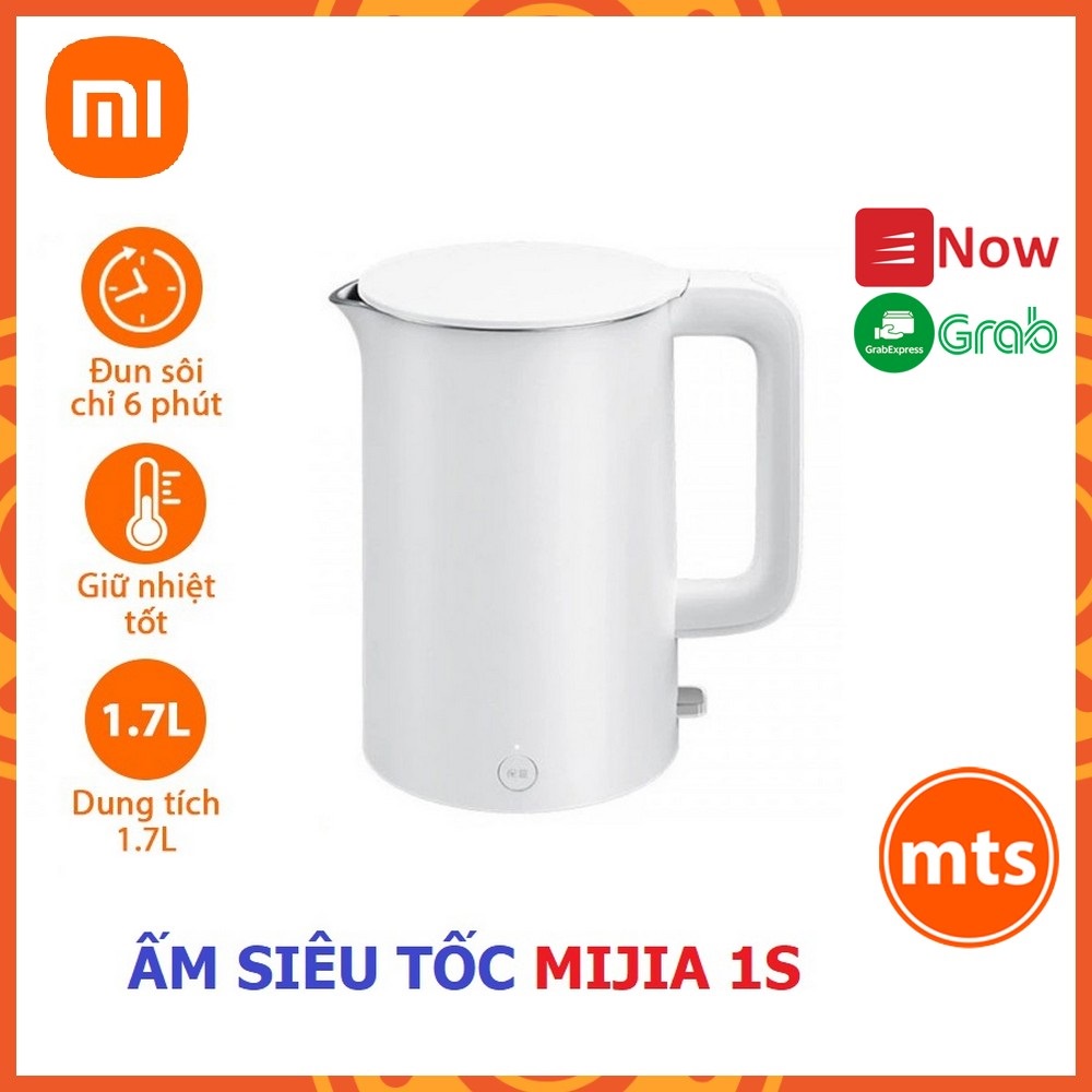 Ấm đun nước siêu tốc thông minh Xiaomi MIjia Kettle 1S MJDSH03YM chính hãng - Minh Tín Shop