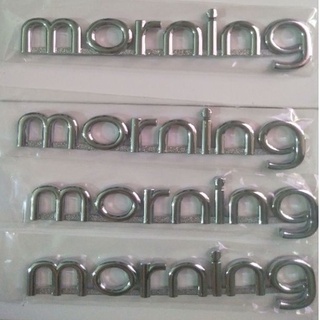 Chữ nổi, logo, tem dán morning trên xe kia morning 04-11 - phụ tùng xe cỏ
