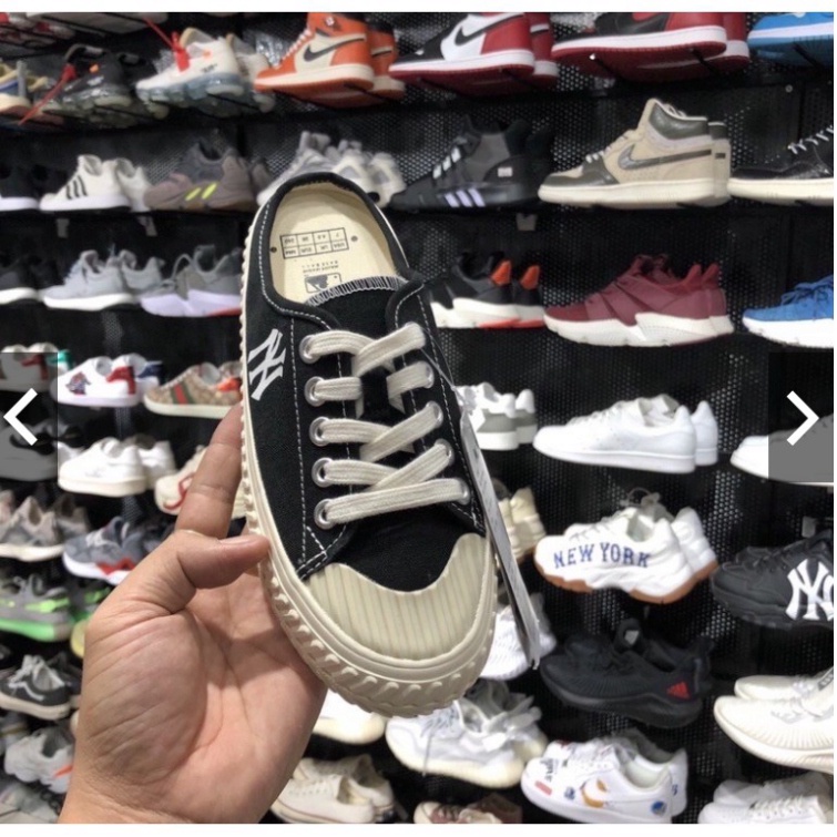 Giày lười Ny. đạp gót màu đen hàng hót  2021 bản đẹp mới nhất đủ size 36-39 | BigBuy360 - bigbuy360.vn