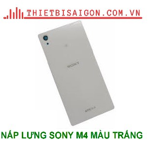 NẮP LƯNG SONY M4 MÀU TRẮNG [ NẮP LƯNG ĐẸP ]