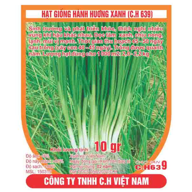 Hạt giống hành hương xanh