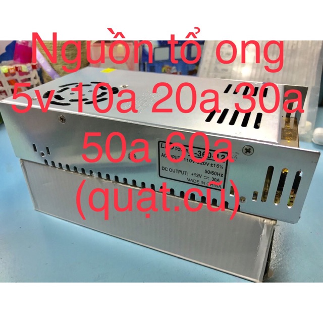 NGUỒN TỔ ONG 5V 70A(350W)Quạt cũ