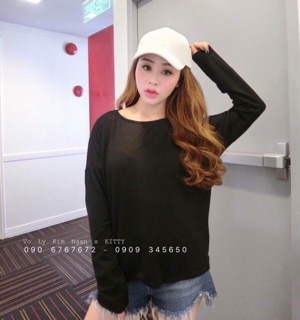 ÁO LỆCH VAI TAY DÀI 