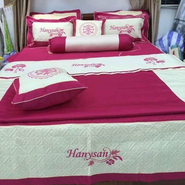 Bộ gra phủ Satin cotton lụa cao cấp Padora Chuyên sỉ