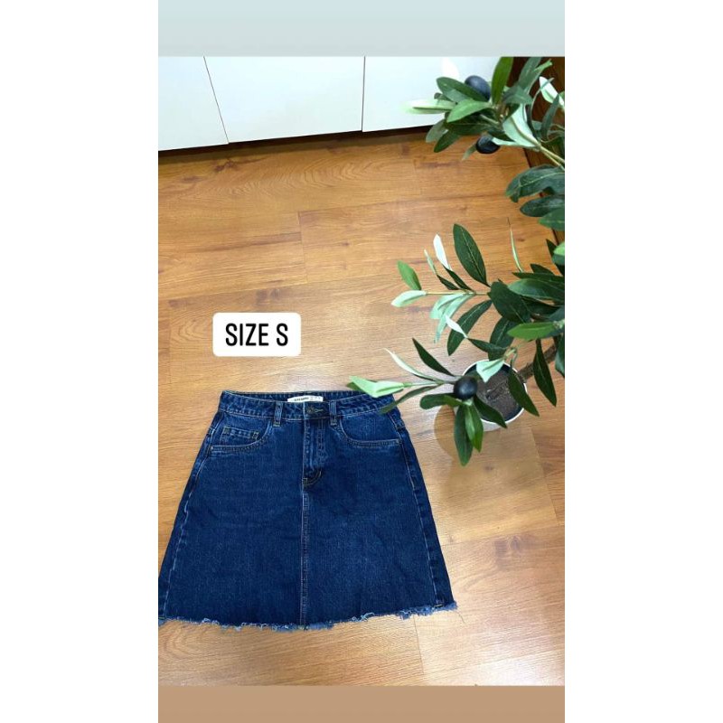 Chân váy jean elise size s new