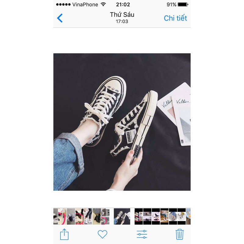 giày rách size 36=150k
