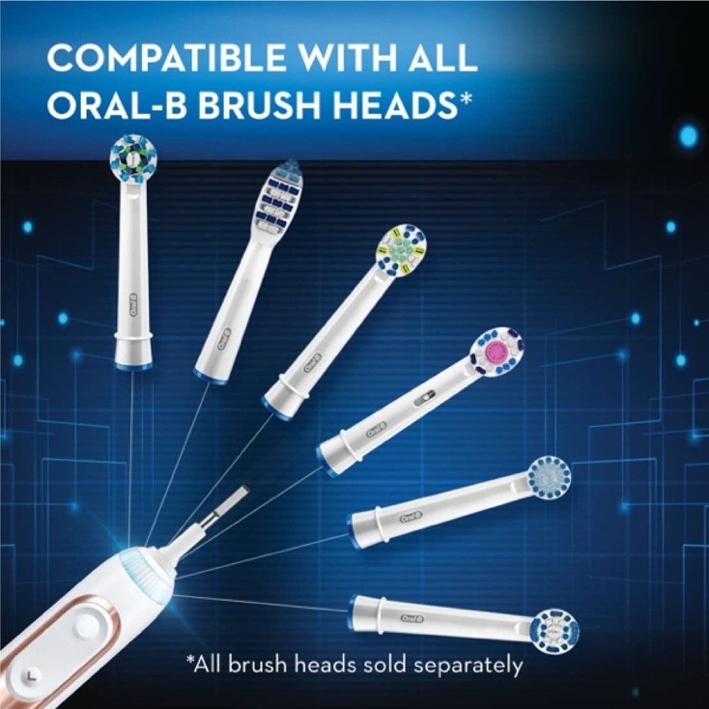 Bàn chải điện Oral-B Pro 6000 Smart Series Power Rechargeable Electric Toothbrush [Hàng Đức]