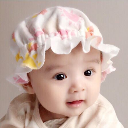 [HaoBaby shop] Mũ bèo sơ sinh cho bé gái