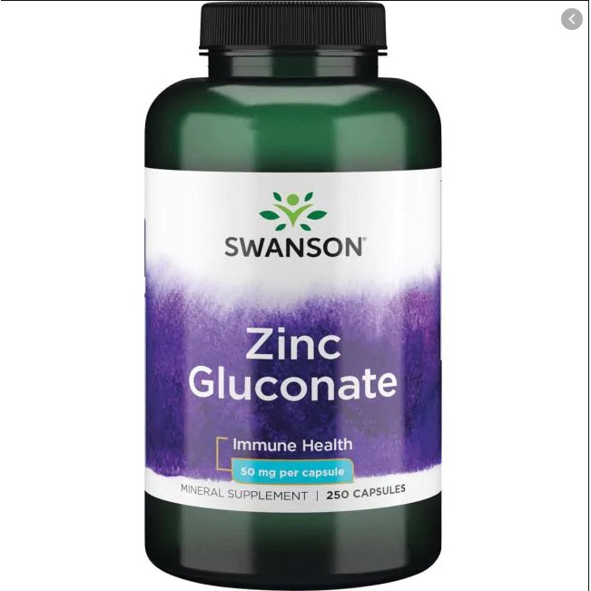 Vitamin Zinc | Swanson Zinc Gluconate 30mg Gluconate Nhập Mỹ 250 Viên | Tăng Đề Kháng, Sáng Mắt - Muscle Fitness