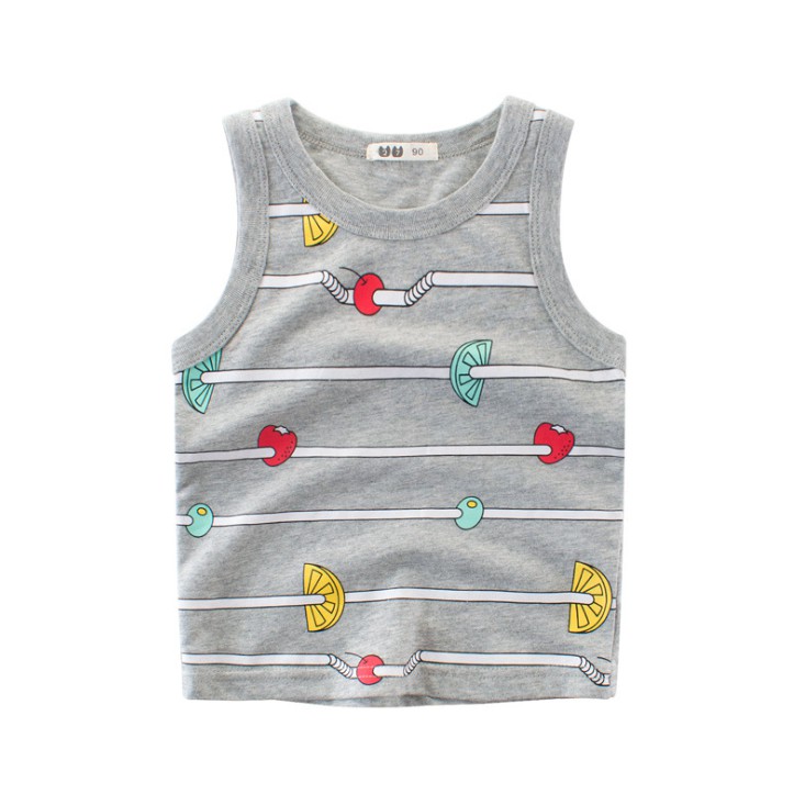 Áo Ba Lỗ Bé Trai cotton 100% 27Kids