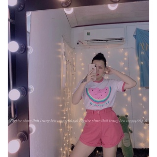 SET ÁO DƯA HẤU HỒNG [ BIGSIZE 60-90KG ]