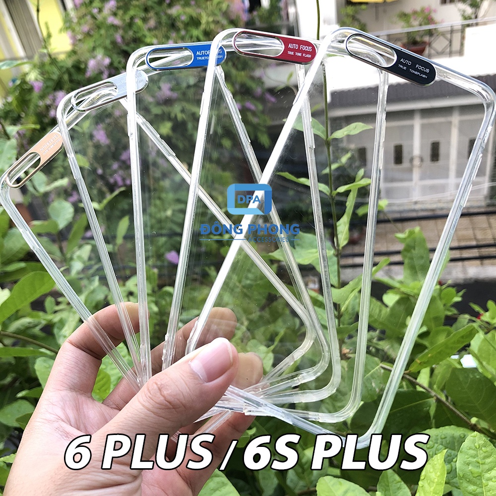Ốp Lưng iPhone 6 Plus , 6S Plus Viền Nhôm Bảo Vệ Camera Siêu Đẹp
