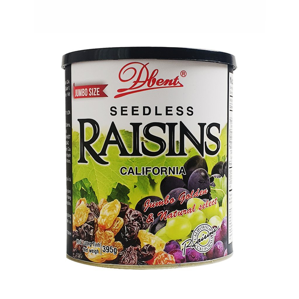 Nho Khô Dbent Seedless Raisins Vị Hỗn Hợp 395g