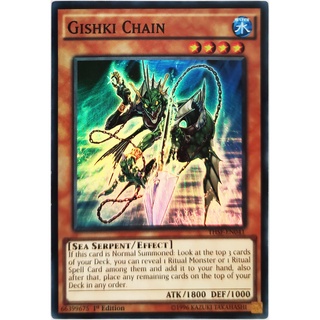 [Thẻ Yugioh] Gishki Chain |EN| Super Rare