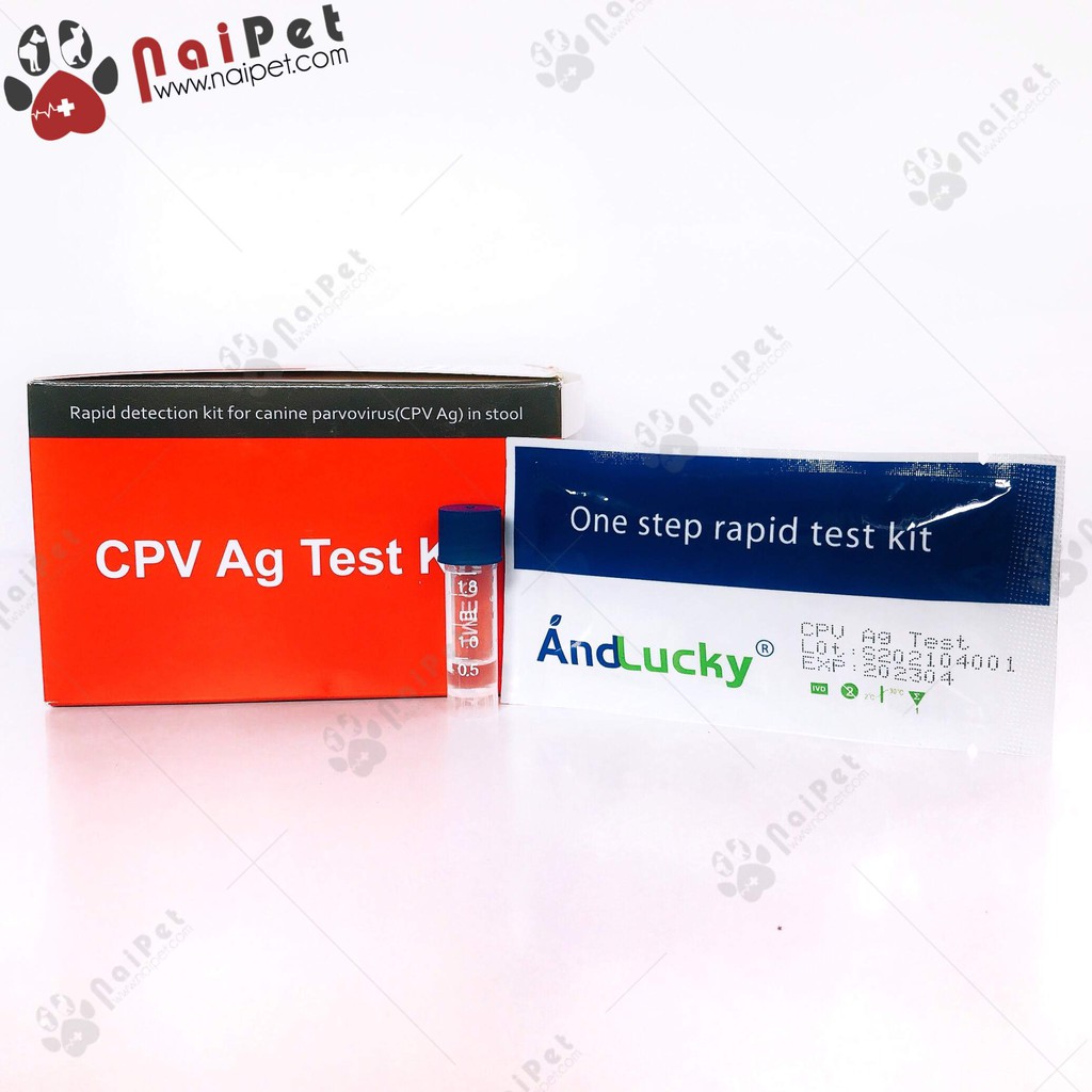 Que Test Xét Nghiệm Bệnh Care CDV Và Parvo CPV Ở Chó Ag Test Kit Careside Của Hàn