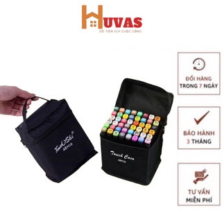 Hộp bút màu dạ cho trẻ 48 chi tiết có 2 đầu kèm túi xách tiện lợi