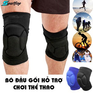Bó gối Băng đầu gối Chơi thể thao bóng rổ Dày Êm Thoáng 2 Miếng
