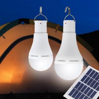 Portable 9W Solar Panel USB Rechargeable Camping Light 25 COB LED Bulb Lamp for Outdoor Emergency 