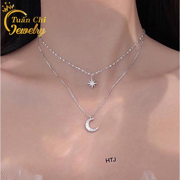 ☘HOTTREND☘ Dây Chuyền Nữ, Vòng Cổ Bạc, Thiết Kế Dây Lồng Mẫu Mới Nhất, Phong Cách Cá Tính