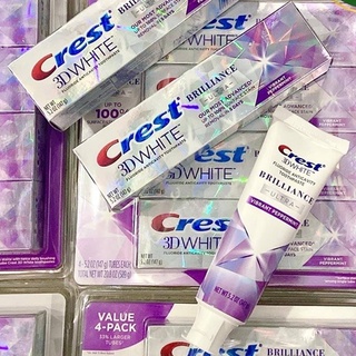 Kem Đánh Răng Crest 3D White Brilliance 24g