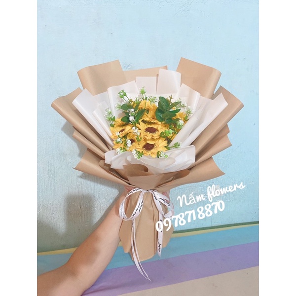 Bó hướng dương 10 bông siêu to và đẹp ( inb chọn mẫu )