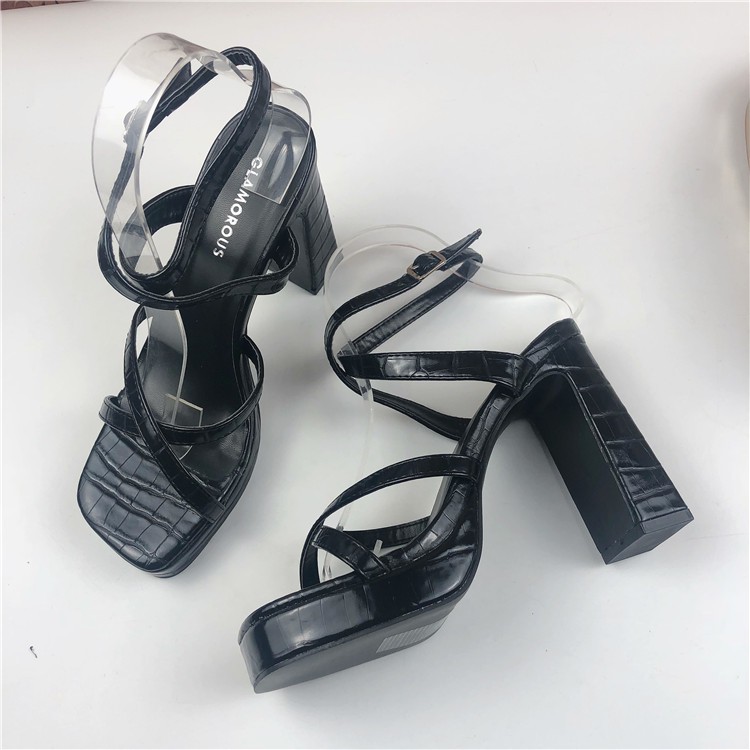 Giày cao gót siêu cao Platform Sandals siêu sang chảnh xuất khẩu 2021