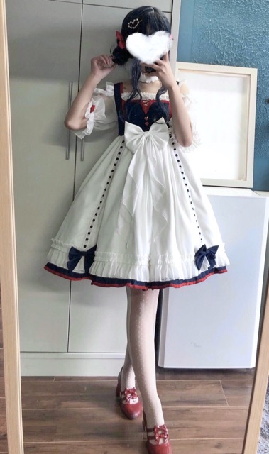 Fullset đầm LOLITA OP Bạch Tuyết Disney Sincerity chính hãng