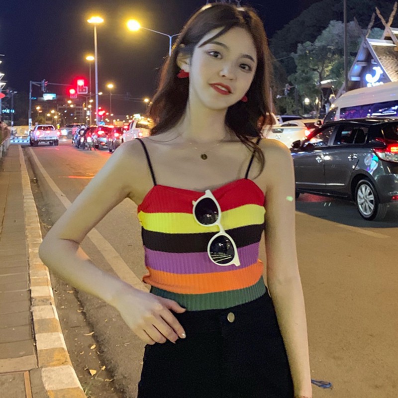 Áo Len Không Tay Họa Tiết Kẻ Sọc Cho Nữ | BigBuy360 - bigbuy360.vn