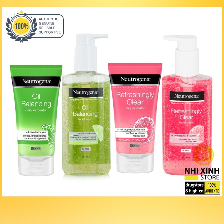 [SIÊU SALE] Sữa Rửa Mặt Neutrogena Pink Grapefruit & Lime