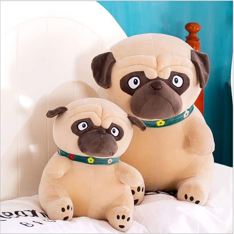 GẤU BÔNG CHÓ BULLDOG NGỒI (55 CM) GB179